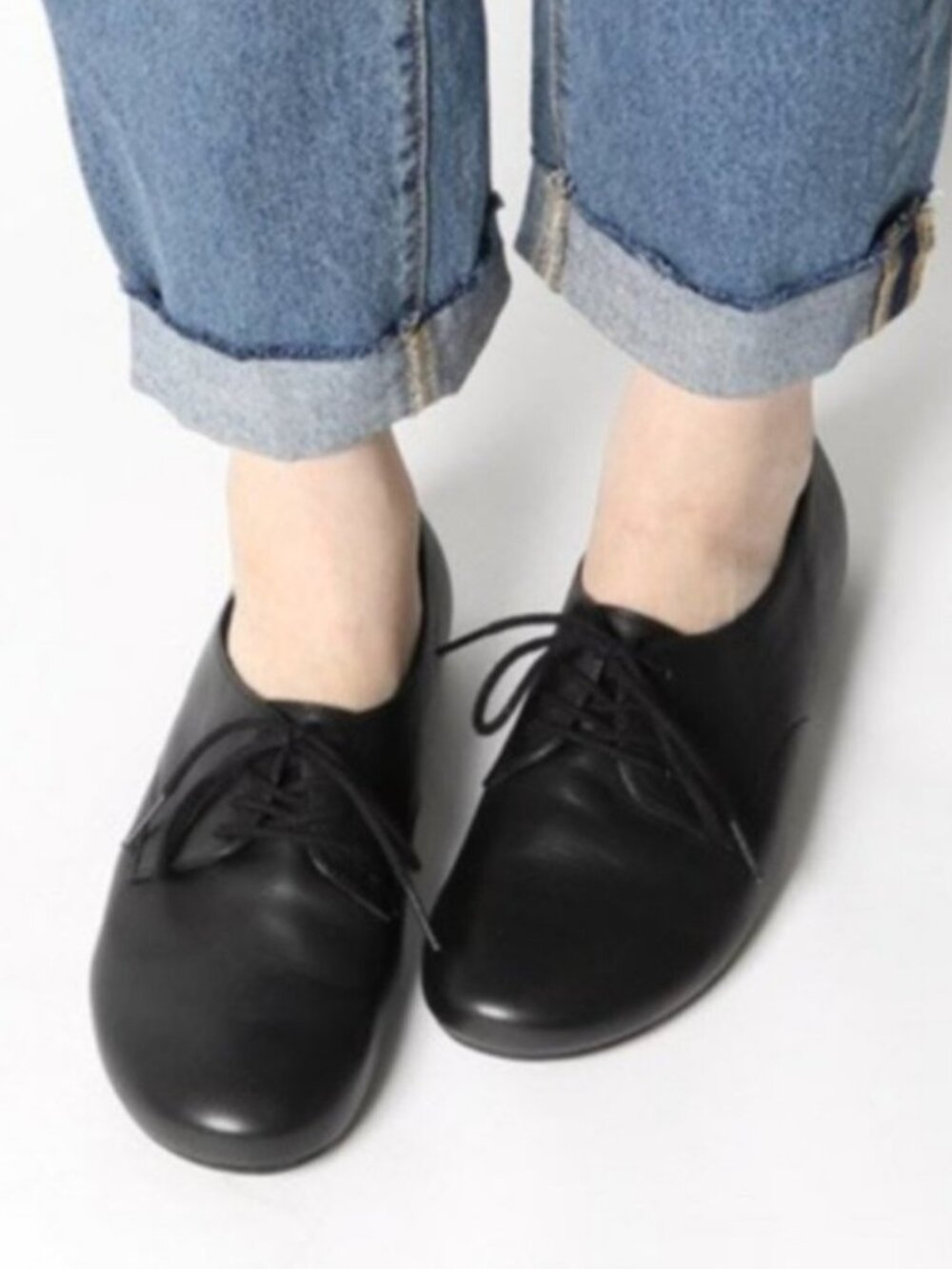 Birkenstock SAUNDERS Black Napa Leather Derby Oxford Lace-Up Shoes 37
